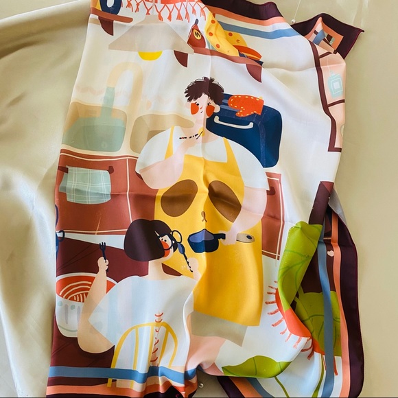 Couples Kitchen Art Prints Silky Scarf Plants - Picture 6 of 7